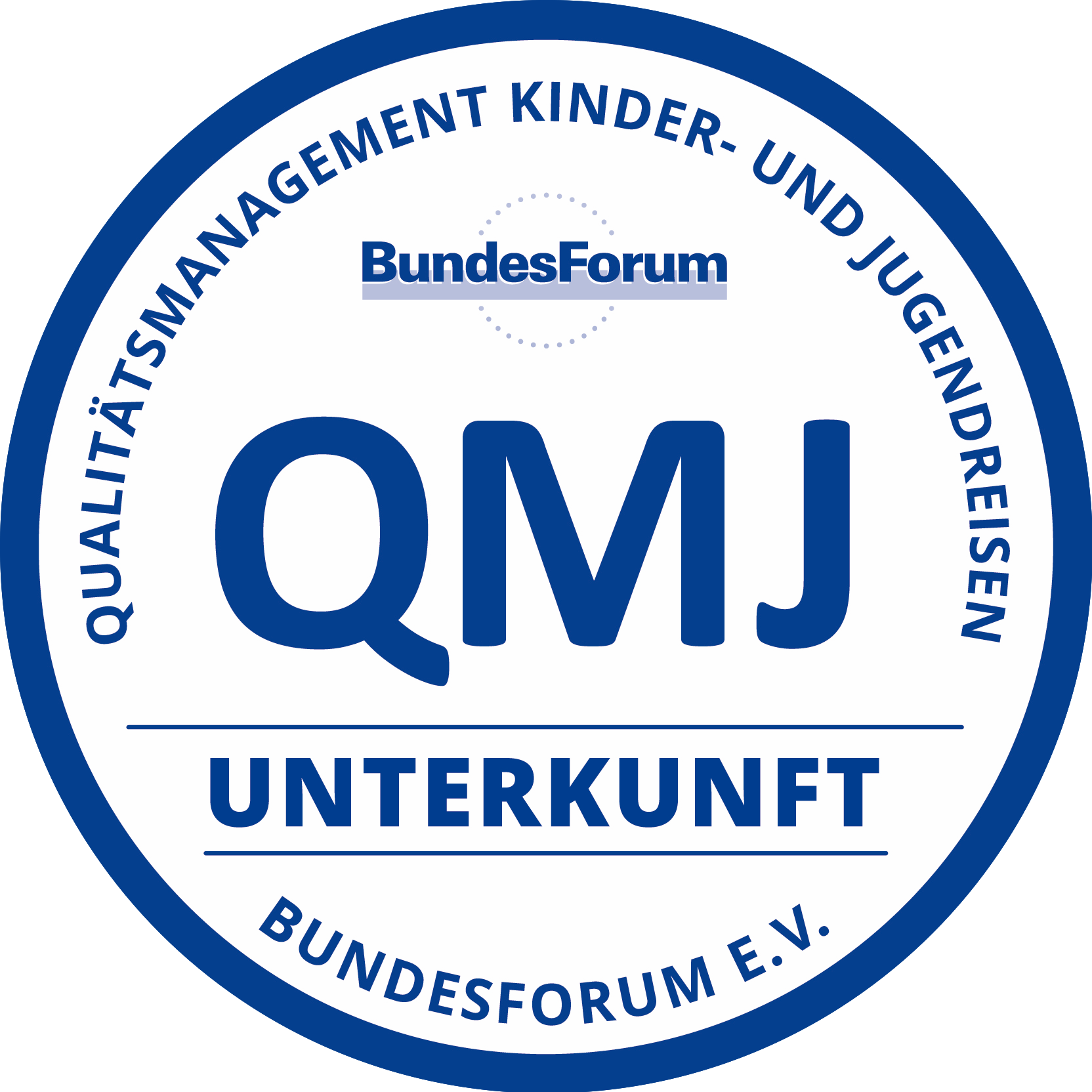 Logo QMJ Qualitätsmanagement Kinder- und Jugendunterkünfte